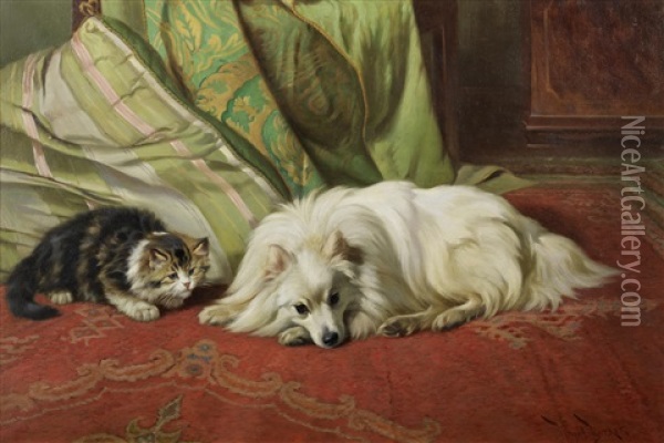 The Favorite Spot Oil Painting - Wright Barker