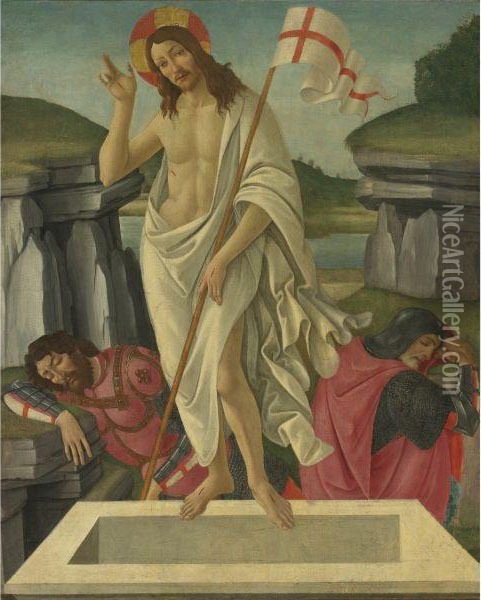 The Resurrection Oil Painting - Sandro Botticelli
