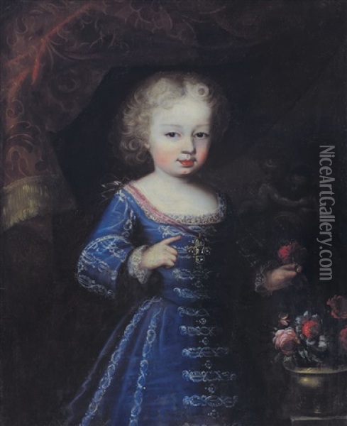 Ritratto Di Principino Sabaudo Oil Painting - Maria Giovanni Battista (La Clementina) Clementi