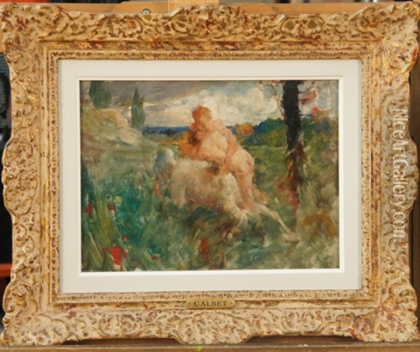 Scene Mythologique Oil Painting - Antoine Calbet