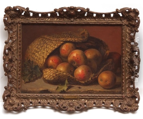Russets In A Basket Oil Painting - Eloise Harriet Stannard