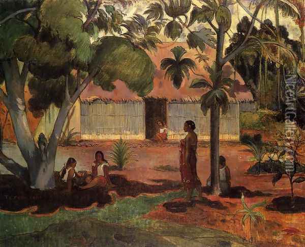 Taperaa Mahana Oil Painting - Paul Gauguin