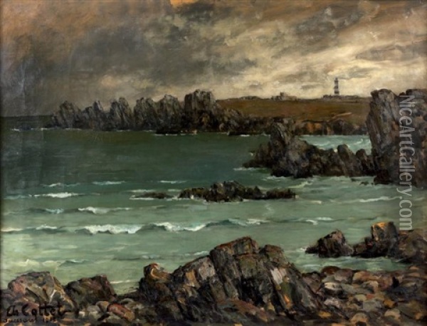 Ouessant Oil Painting - Charles Cottet