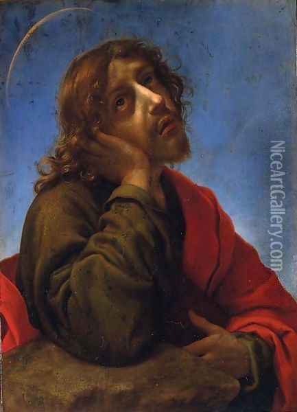 Saint John the Evangelist Oil Painting - Carlo Dolci Florence