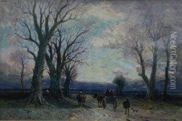 Sherwood, Nottingham Oil Painting - William Manners