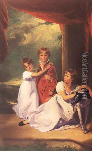 The Fluyder Children 1805 Oil Painting - Sir Thomas Lawrence