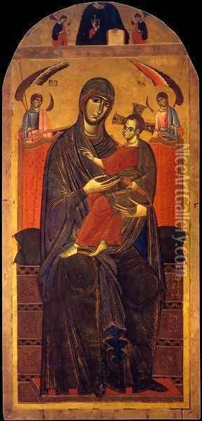 Madonna del Popolo Oil Painting - Italian Unknown Master
