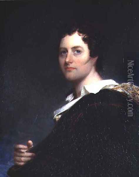 George Gordon, 6th Lord Byron of Rochdale (1788-1824), 1822 Oil Painting - William Edward West