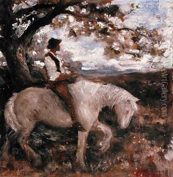 Sketch for a Pastoral Oil Painting - Edward Robert Hughes