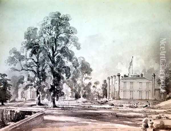 Coleorton Hall, Leicestershire, home of Sir George Beaumont Oil Painting - John Constable