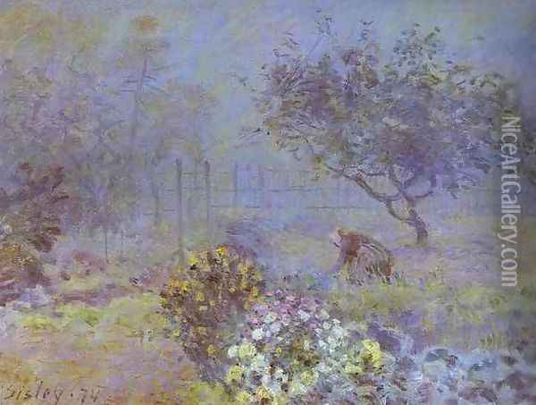 Le Brouillard Oil Painting - Alfred Sisley