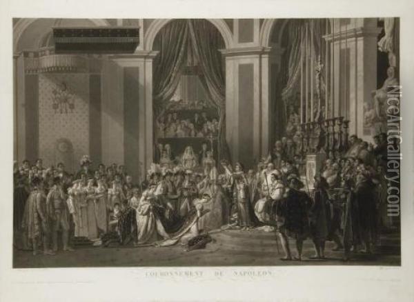 Couronnement De Napoleon Oil Painting - Jacques Louis David