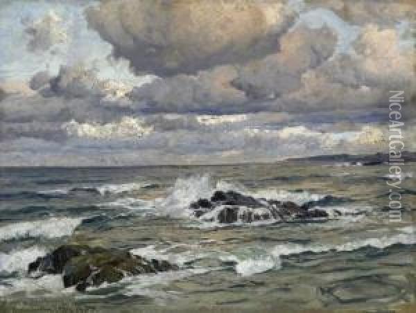 Bornholm Oil Painting - Karl Theodor Bohme