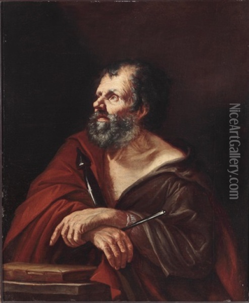 Der Heilige Paulus Oil Painting - Pietro Bellotti