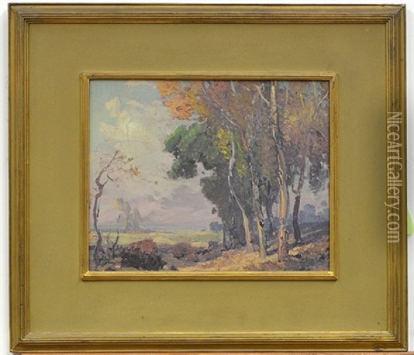 Cottonwood Oil Painting - Fred Grayson Sayre