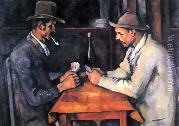 Cardplayers 4 Oil Painting - Paul Cezanne