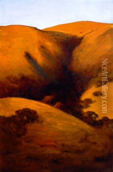 Sunlight Leona Heights, Oakland (no.120) Oil Painting - Giuseppe Cadenasso