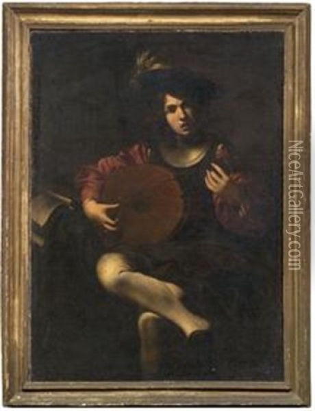 Suonatore Di Liuto Oil Painting -  Caravaggio
