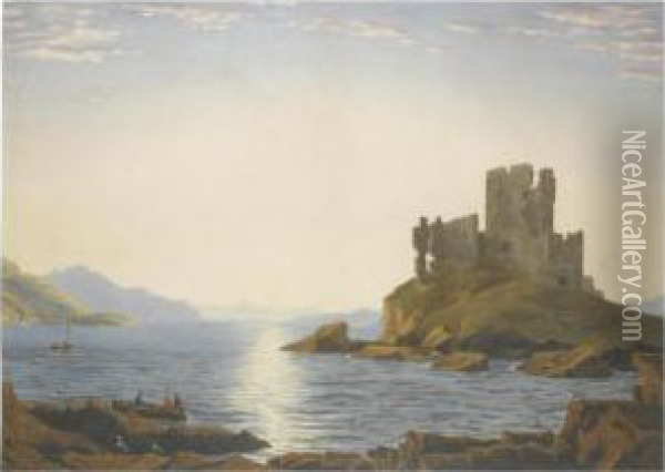 Eilean Donan Castle Oil Painting - William Turner