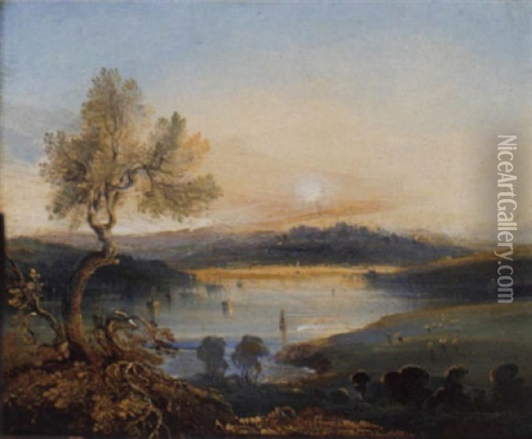 Killarney Oil Painting - Edmund John Niemann