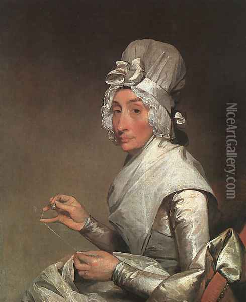Mrs. Richard Yates 1793-94 Oil Painting - Gilbert Stuart