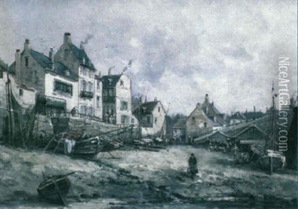 Le Port Oil Painting - Gustave Mascart