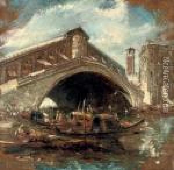 The Rialto, Venice Oil Painting - James Holland