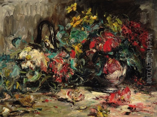 Bloemenstilleven Oil Painting - Armand Gustave Gerard Jamar