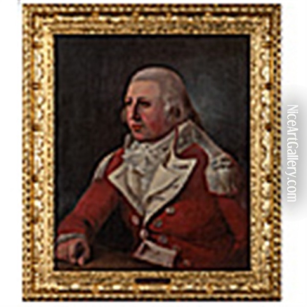 English Military Officer Oil Painting - John Singleton Copley