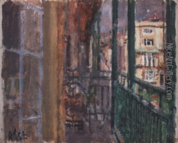 The Balcony Oil Painting - Walter Sickert