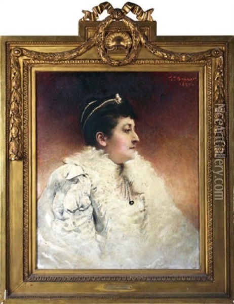 La Princesse Marie De Ligne, Duchesse De Doudeauville Oil Painting - Leon Bonnat