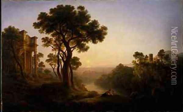 Classical landscape 2 Oil Painting - John Glover
