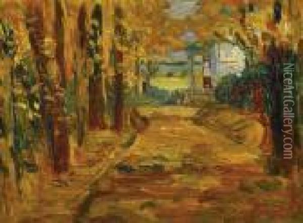 Park Von St. Cloud - Herbst I Oil Painting - Wassily Kandinsky