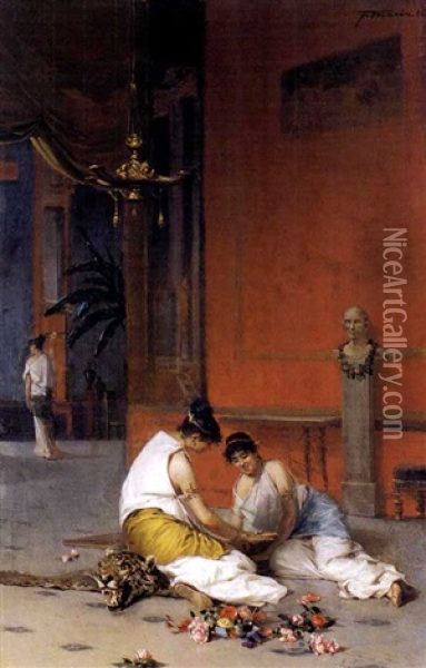 Festino Romano Oil Painting - Francesco De Maria