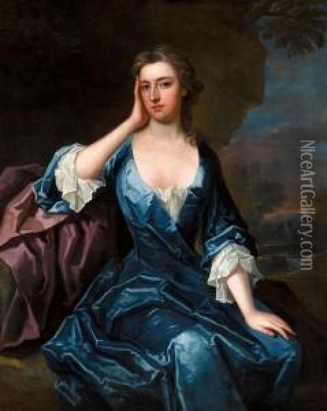Frances Digby Viscountess Scudamore Oil Painting - Charles Jervas
