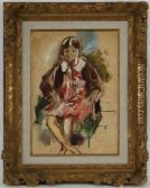 Jeune Fille Oil Painting - Charles Georges Dufresne