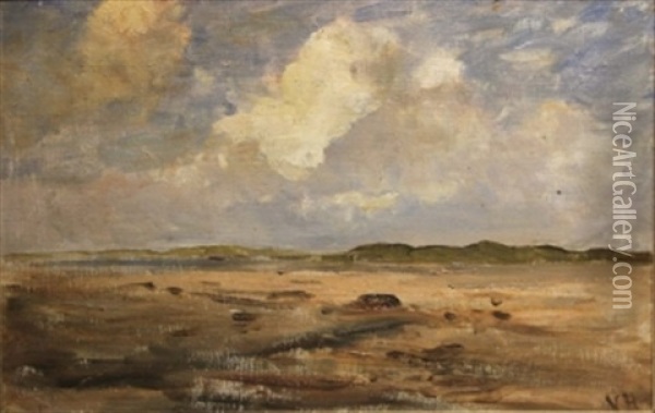 Estuary, Malahide Oil Painting - Nathaniel Hone the Younger