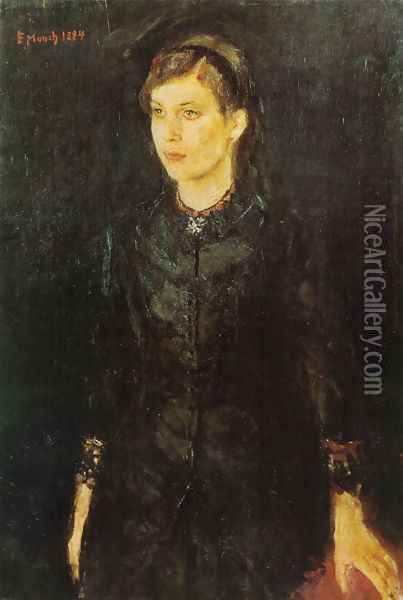 Sister Inger 2 Oil Painting - Edvard Munch