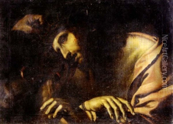 Le Christ Aux Outrages Oil Painting - Annibale Carracci