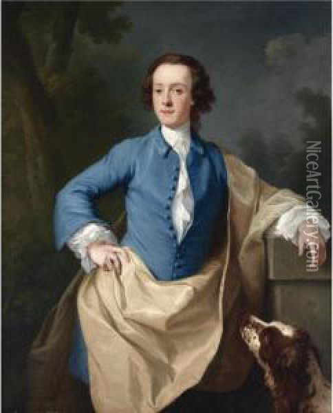 Portrait Of Thomas Barrett-lennard, 17th Baron Dacre Oil Painting - Isaac Whood