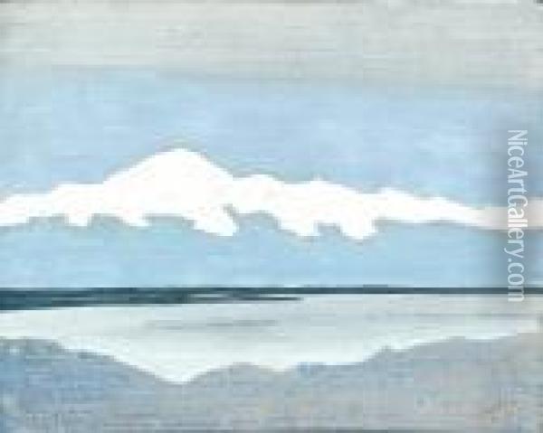 Wular Lake Oil Painting - Nicolaj Konstantinov Roerich
