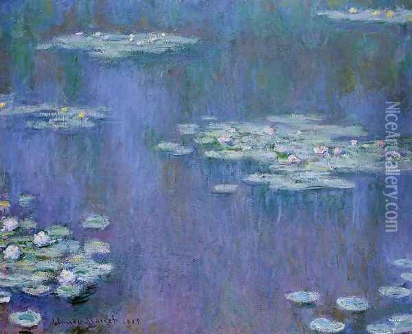 Water-Lilies XIII Oil Painting - Claude Oscar Monet