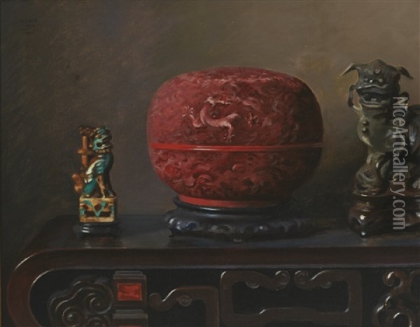 Still Life Oil Painting - Hubert Vos