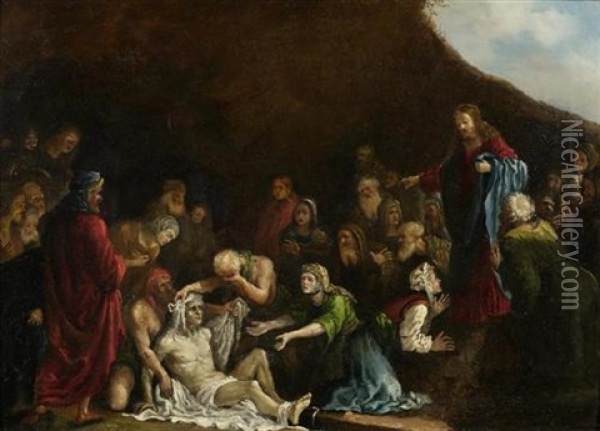 Erweckung Des Lazarus Oil Painting -  Rembrandt van Rijn