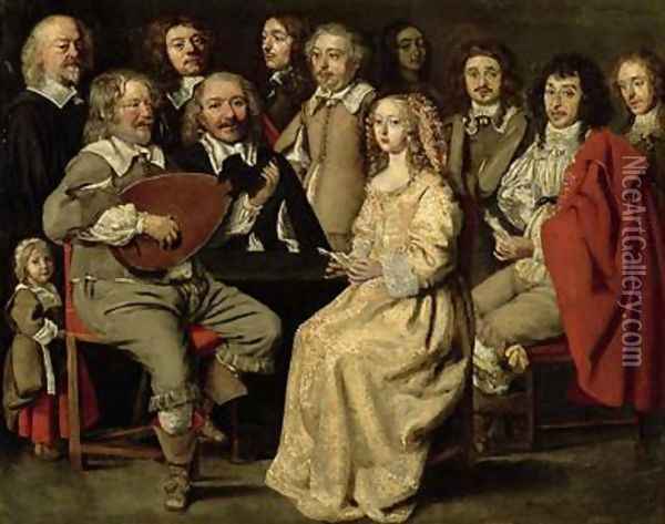 The Musical Reunion Oil Painting - Antoine Le Nain