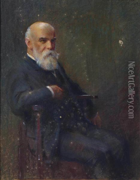 Portrait De Paul Menard Oil Painting - Pierre Emile Cornillier