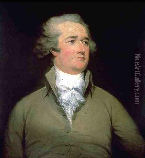 Alexander Hamilton Oil Painting - John Trumbull