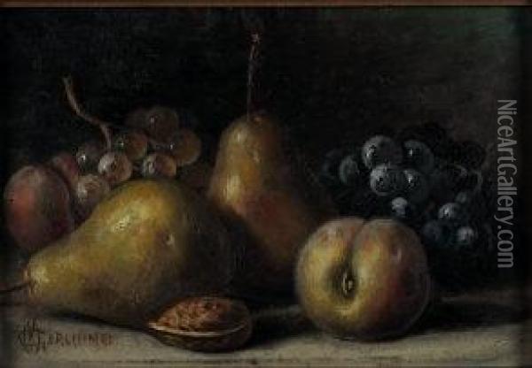 Natura Morta Con Frutta Oil Painting - Marcello Giachino