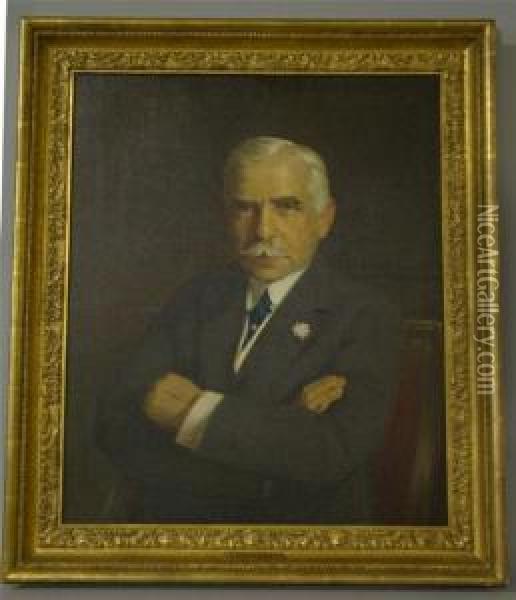 Otto H. Kahn Oil Painting - Henry Stanley Todd