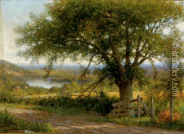 A Winding Road Oil Painting - Henry Augustus Ferguson